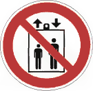 Запрещается пользоваться лифтом для подъема (спуска) людей